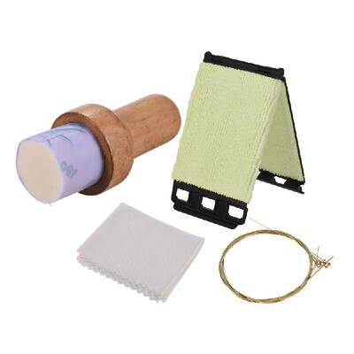 Aoustic Guitar Accessory Set Including 6 Strings Guitar String Care Oil String Cleaner Guitar Cleaning Tool Kit
Aoustic Guitar Accessory Set Including 6 Strings Guitar String Care Oil String Cleaner Guitar Cleaning Tool Kit