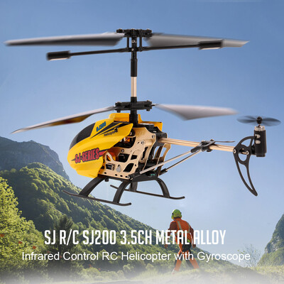 SJ RC SJ200 35CH Metal Alloy Infrared Control RC Helicopter with Gyroscope for Kids Toys Children Gift
SJ RC SJ200 35CH Metal Alloy Infrared Control RC Helicopter with Gyroscope for Kids Toys Children Gift