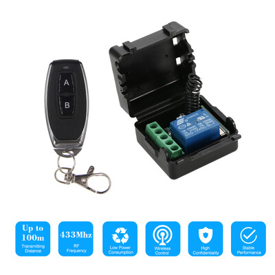 Smart Home 433Mhz DC 12V 1CH Wireless Remote Switch Relay Receiver Transmitter Universal Remote Control Switch Module&5PCS RF
Smart Home 433Mhz DC 12V 1CH Wireless Remote Switch Relay Receiver Transmitter Universal Remote Control Switch Module&5PCS RF