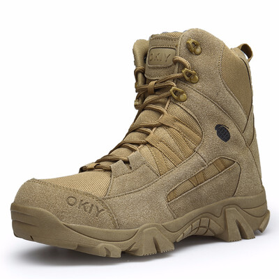 Spring&summer military boots special forces hiking boots outdoor waterproof high to help desert boots tactical boots army fan military shoes men
Spring&summer military boots special forces hiking boots outdoor waterproof high to help desert boots tactical boots army fan military shoes men