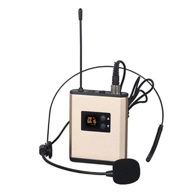 UHF Wireless Headset Portable Recharage Microphone System with Speech Teacher Travel Guide Bodypack Transmitter
UHF Wireless Headset Portable Recharage Microphone System with Speech Teacher Travel Guide Bodypack Transmitter