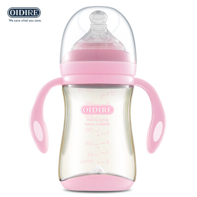 OIDIRE bottle newborn baby wide caliber ppsu baby bottle with handle straw 280ML powder
OIDIRE bottle newborn baby wide caliber ppsu baby bottle with handle straw 280ML powder