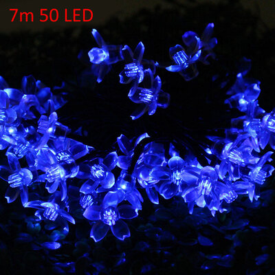 Christmas Props 7m 50 LEDs Solar String Light Peach Blossom Style Lamp Decors New Year Decoration
Christmas Props 7m 50 LEDs Solar String Light Peach Blossom Style Lamp Decors New Year Decoration