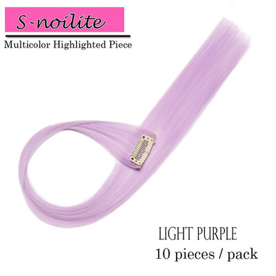 Colored Party Highlights Straight Hair Clip Extensions Heat-Resistant Synthetic Hair Extensions in Multiple Colors
Colored Party Highlights Straight Hair Clip Extensions Heat-Resistant Synthetic Hair Extensions in Multiple Colors
