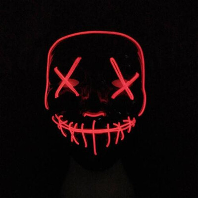 Halloween Mask LED Light Up Party Masks The Purge Election Year Great Funny Masks Festival Cosplay Costume Supplies Glow In Dark
Halloween Mask LED Light Up Party Masks The Purge Election Year Great Funny Masks Festival Cosplay Costume Supplies Glow In Dark