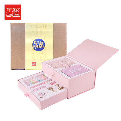 East home smart choice kinbor × Hello Kitty hand book 14 pieces of stationery gift set leather square girl heart account book pen &paper tape pink DTB6507
East home smart choice kinbor × Hello Kitty hand book 14 pieces of stationery gift set leather square girl heart account book pen &paper tape pink DTB6507