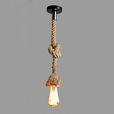 Lixada 50cm AC220V E27 Single Head Vintage Hemp Rope Hanging Pendant Ceiling Light Lamp Industrial Retro Country Style Dining Hall
Lixada 50cm AC220V E27 Single Head Vintage Hemp Rope Hanging Pendant Ceiling Light Lamp Industrial Retro Country Style Dining Hall
