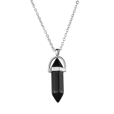 Fashion Woman Girl Jewelry Gemstone Necklace Natural Stone Hexagonal Pointed Reiki Chakra Pendant Crystal Necklace Chain 13
Fashion Woman Girl Jewelry Gemstone Necklace Natural Stone Hexagonal Pointed Reiki Chakra Pendant Crystal Necklace Chain 13