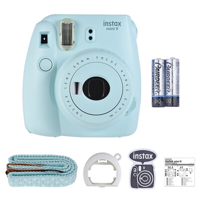 Fujifilm Instax Mini 9 Instant Camera Film Cam with Selfie Mirror 2pcs Battery Ice Blue
Fujifilm Instax Mini 9 Instant Camera Film Cam with Selfie Mirror 2pcs Battery Ice Blue