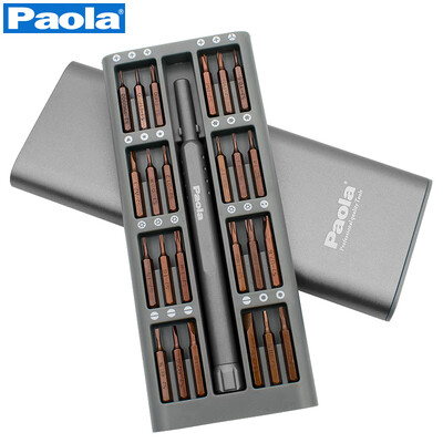 Paola screwdriver set 24 sets S2 precision alloy batch head millet iphone Huawei mobile phone notebook clock glasses disassemble home repair tools 1926
Paola screwdriver set 24 sets S2 precision alloy batch head millet iphone Huawei mobile phone notebook clock glasses disassemble home repair tools 1926