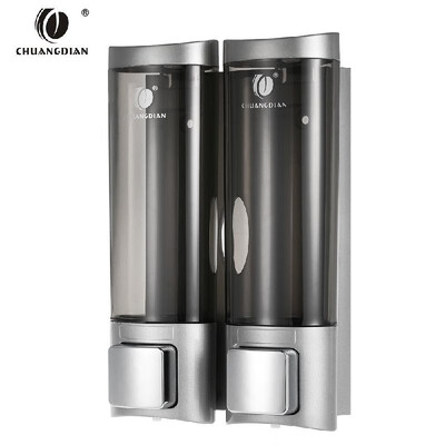 CHUANGDIAN Manual Hand Soap Dispenser Wall Mount Double Liquid Shampoo Shower Gel Dispenser Hand Cleanser Washroom Lotion Dispense
CHUANGDIAN Manual Hand Soap Dispenser Wall Mount Double Liquid Shampoo Shower Gel Dispenser Hand Cleanser Washroom Lotion Dispense