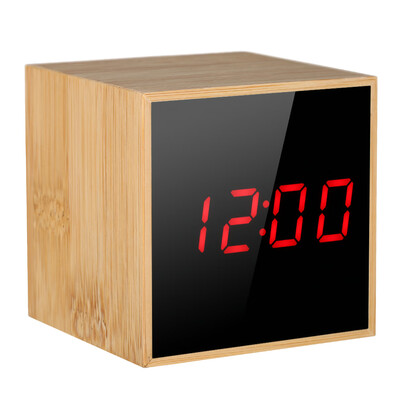 Mini Wooden LED Digital Alarm Clock USB & Battery Operated Voice Control Clock with Date Time Temperature Display Adjustable L
Mini Wooden LED Digital Alarm Clock USB & Battery Operated Voice Control Clock with Date Time Temperature Display Adjustable L