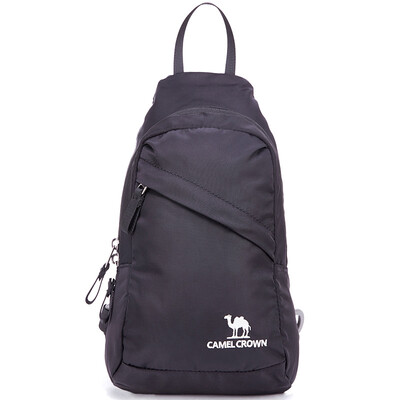 Camel CAMEL Shoulder Messenger Bag Korean version of the tide student casual chest small backpack C9S3C3605 black one yard
Camel CAMEL Shoulder Messenger Bag Korean version of the tide student casual chest small backpack C9S3C3605 black one yard
