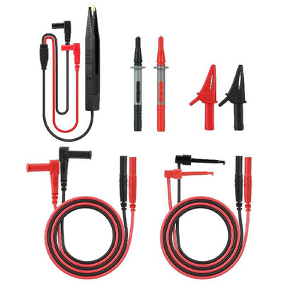 Meterk MK29 9pcs Electronic Test Lead Kits Multimeter Lead with Alligator Clips Replaceable Probes Tips Accessories Kit for DMM
Meterk MK29 9pcs Electronic Test Lead Kits Multimeter Lead with Alligator Clips Replaceable Probes Tips Accessories Kit for DMM