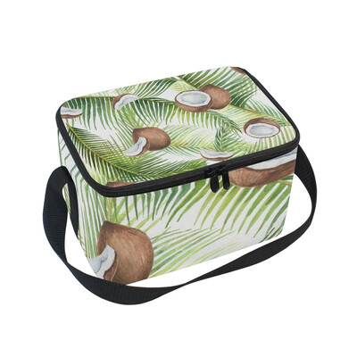 ALAZA Insulated Lunch Box Leaves And Coconuts Lunch Bag for Men Women Portable Tote Bag Cooler Bag
ALAZA Insulated Lunch Box Leaves And Coconuts Lunch Bag for Men Women Portable Tote Bag Cooler Bag