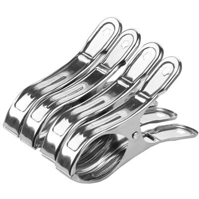 Shouyou 4 Pack stainless steel clip large drying clips clothespins drying quilt clips JD-SY-07 02 type
Shouyou 4 Pack stainless steel clip large drying clips clothespins drying quilt clips JD-SY-07 02 type