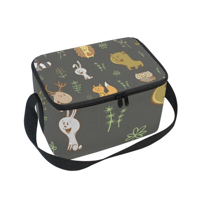 ALAZA Lunch Box Insulated Pattern With Animals Lunch Bag Large Cooler Tote Bagfor Men Women
ALAZA Lunch Box Insulated Pattern With Animals Lunch Bag Large Cooler Tote Bagfor Men Women