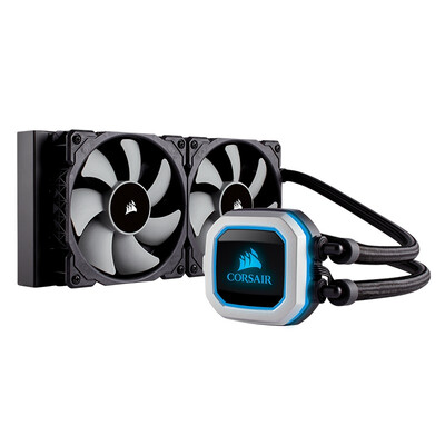 USCORSAIR H100i PRO RGB cold head integrated CPU water cooling radiator 240MM cold row 2 × 120 magnetic suspension fan five-year warranty
USCORSAIR H100i PRO RGB cold head integrated CPU water cooling radiator 240MM cold row 2 × 120 magnetic suspension fan five-year warranty