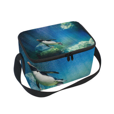 Lunch Box Insulated Lunch Bag Large Cooler Penguin Under The Seaworld Tote Bagfor Kids Men Women
Lunch Box Insulated Lunch Bag Large Cooler Penguin Under The Seaworld Tote Bagfor Kids Men Women