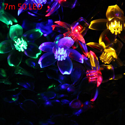 Christmas Props 7m 50 LEDs Solar String Light Peach Blossom Style Lamp Decors New Year Decoration
Christmas Props 7m 50 LEDs Solar String Light Peach Blossom Style Lamp Decors New Year Decoration