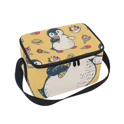 Lunch Box Insulated Lunch Bag Large Cooler Penguin Eat Icecream Tote Bagfor Kids Men Women
Lunch Box Insulated Lunch Bag Large Cooler Penguin Eat Icecream Tote Bagfor Kids Men Women