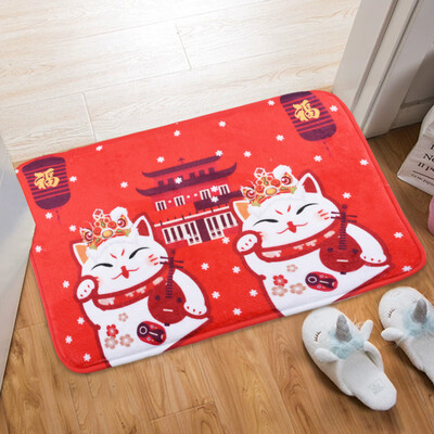 New&new fine art lucky cat mats home bedroom absorbent non-slip door mat kitchen bathroom bathroom door to the living room
New&new fine art lucky cat mats home bedroom absorbent non-slip door mat kitchen bathroom bathroom door to the living room