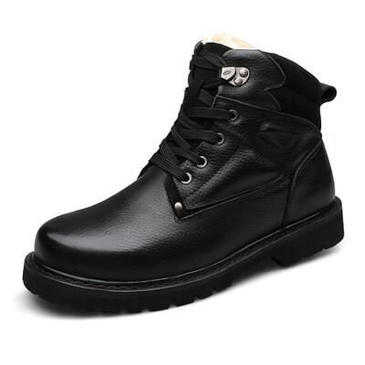 Winter high shoes mens real leather boots warm northeast snow boots plus velvet large size cotton shoes
Winter high shoes mens real leather boots warm northeast snow boots plus velvet large size cotton shoes