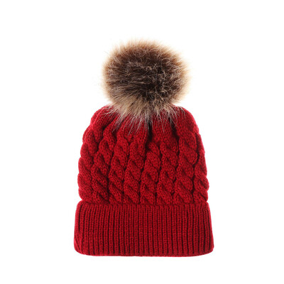 Winter Warm Women Knitted Crochet Wool Hat Hair Ball Earmuffs Caps Infant Toddler Kid Cute Hairball Beanie Cap
Winter Warm Women Knitted Crochet Wool Hat Hair Ball Earmuffs Caps Infant Toddler Kid Cute Hairball Beanie Cap