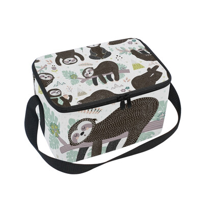ALAZA Lunch Box Insulated Cute Sleeping Sloths Lunch Bag Large Cooler Tote Bagfor Men Women
ALAZA Lunch Box Insulated Cute Sleeping Sloths Lunch Bag Large Cooler Tote Bagfor Men Women