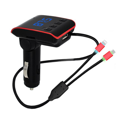 Bluetooth Car Kit FM Transmitter MP3 Player Modulator With 21A USB Car Charger Micro USB Charging Support TF Card U Disk Play
Bluetooth Car Kit FM Transmitter MP3 Player Modulator With 21A USB Car Charger Micro USB Charging Support TF Card U Disk Play
