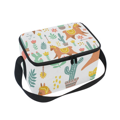 ALAZA Lunch Box Alpaca Pattern Insulated Lunch Bag Large Cooler Tote Bagfor Men Women
ALAZA Lunch Box Alpaca Pattern Insulated Lunch Bag Large Cooler Tote Bagfor Men Women