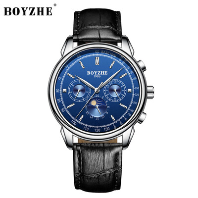 BOYZHE WL008 Watch Brand Waterproof Business Full-automatic Mechanical Men Leather Wrist Watch with Gift Box
BOYZHE WL008 Watch Brand Waterproof Business Full-automatic Mechanical Men Leather Wrist Watch with Gift Box