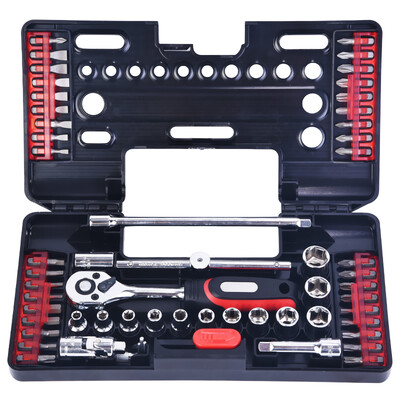 Takamatsu takama 57-piece batch head sleeve set 14 ratchet wrench set multi-function auto maintenance machine repair vehicle tool set toolbox 702057
Takamatsu takama 57-piece batch head sleeve set 14 ratchet wrench set multi-function auto maintenance machine repair vehicle tool set toolbox 702057