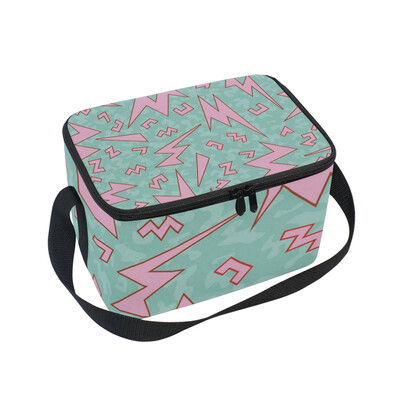 ALAZA Insulated Lunch Box Pink Flash Lunch Bag for Men Women Portable Tote Bag Cooler Bag
ALAZA Insulated Lunch Box Pink Flash Lunch Bag for Men Women Portable Tote Bag Cooler Bag