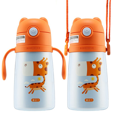 Cup bear BEDDYBEAR childrens mug with straw child cup portable handle strap dual-use childrens insulation pot 300ml relief pattern 3D version - giraffe
Cup bear BEDDYBEAR childrens mug with straw child cup portable handle strap dual-use childrens insulation pot 300ml relief pattern 3D version - giraffe