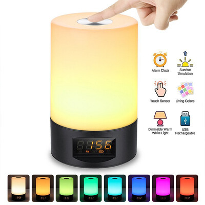 NeillieN Wake-up light creative LED table lamp intelligent sunrise alarm clock touch colorful night lightsalarm clockLEDlight
NeillieN Wake-up light creative LED table lamp intelligent sunrise alarm clock touch colorful night lightsalarm clockLEDlight