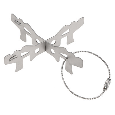 Lixada Titanium Alcohol Stove Rack Cross Stand Outdoor Camping Stove Stand Support Rack
Lixada Titanium Alcohol Stove Rack Cross Stand Outdoor Camping Stove Stand Support Rack