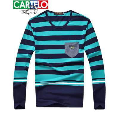 Cartier crocodile CARTELO long-sleeved T-shirt mens cotton 2019 spring new fashion casual mens loose round neck t-shirt lake green
Cartier crocodile CARTELO long-sleeved T-shirt mens cotton 2019 spring new fashion casual mens loose round neck t-shirt lake green