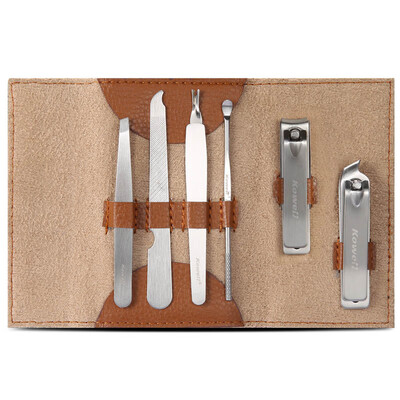 Korea Kowell Han Kewei nail clippers imported stainless steel nail clippers personal care repair capacity combination 6 sets KB602 brown
Korea Kowell Han Kewei nail clippers imported stainless steel nail clippers personal care repair capacity combination 6 sets KB602 brown