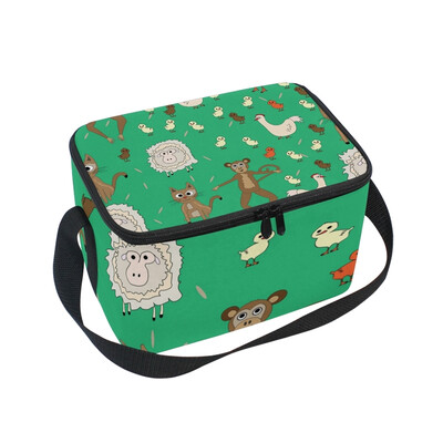 ALAZA Pattern With Animals Lunch Box Insulated Lunch Bag Large Cooler Tote Bagfor Men Women
ALAZA Pattern With Animals Lunch Box Insulated Lunch Bag Large Cooler Tote Bagfor Men Women
