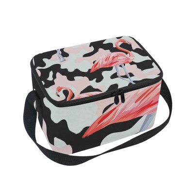 ALAZA Insulated Lunch Box Pink Camo Flamingo Lunch Bag for Men Women Portable Tote Bag Cooler Bag
ALAZA Insulated Lunch Box Pink Camo Flamingo Lunch Bag for Men Women Portable Tote Bag Cooler Bag