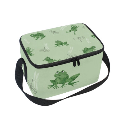 ALAZA Insulated Lunch Box Watercolor Frogs Lunch Bag for Men Women Portable Tote Bag Cooler Bag
ALAZA Insulated Lunch Box Watercolor Frogs Lunch Bag for Men Women Portable Tote Bag Cooler Bag