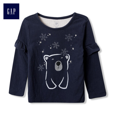 GAP flagship store female fun to design pattern ruffled T-shirt 124326 bear pattern 12-18M
GAP flagship store female fun to design pattern ruffled T-shirt 124326 bear pattern 12-18M