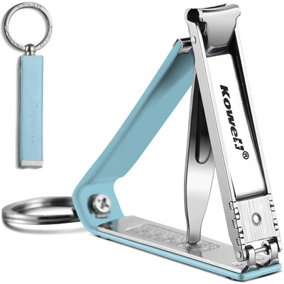 Korea Kowell Han Kewei nail clippers stainless steel nail clippers nails frustration key ring washable BK-FC100 non-slip leather blue import
Korea Kowell Han Kewei nail clippers stainless steel nail clippers nails frustration key ring washable BK-FC100 non-slip leather blue import