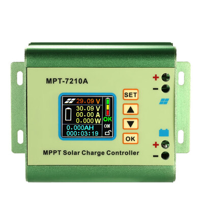 MPPT Solar Panel Battery Regulator Charge Controller with LCD Color Display 2436486072V 10A Compatible DC-DC Boost Charge Func
MPPT Solar Panel Battery Regulator Charge Controller with LCD Color Display 2436486072V 10A Compatible DC-DC Boost Charge Func