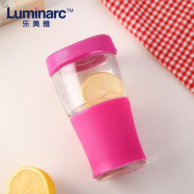 Luminarc tempered glass cup high temperature water with colorful sports accompanying cup drinking cup pink J9997
Luminarc tempered glass cup high temperature water with colorful sports accompanying cup drinking cup pink J9997