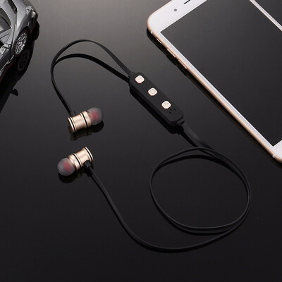 New metal wireless Bluetooth headset running sports magnetic suction ear Bluetooth headset gift stereo one for two
New metal wireless Bluetooth headset running sports magnetic suction ear Bluetooth headset gift stereo one for two
