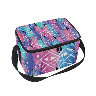 ALAZA Pattern With Feathers Lunch Box Insulated Lunch Bag Large Cooler Tote Bagfor Men Women
ALAZA Pattern With Feathers Lunch Box Insulated Lunch Bag Large Cooler Tote Bagfor Men Women