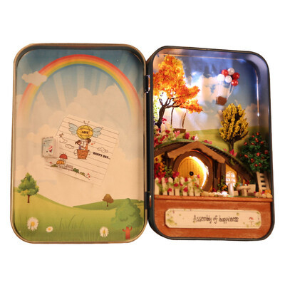 3D Handmade Wood DIY Box Theater Dollhouse Miniature Cute Mini Home Assemble Kits Gift Toys for Children
3D Handmade Wood DIY Box Theater Dollhouse Miniature Cute Mini Home Assemble Kits Gift Toys for Children