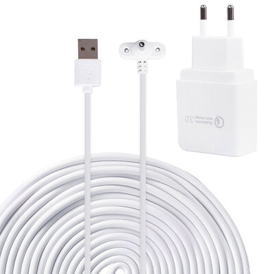 Weatherproof Outdoor Extension Power Adapter Charger Cable 6m20ft for Ring Spotlight Cam BatteryWhite
Weatherproof Outdoor Extension Power Adapter Charger Cable 6m20ft for Ring Spotlight Cam BatteryWhite